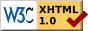 W3C Valid XHTML 1.0 Transitional